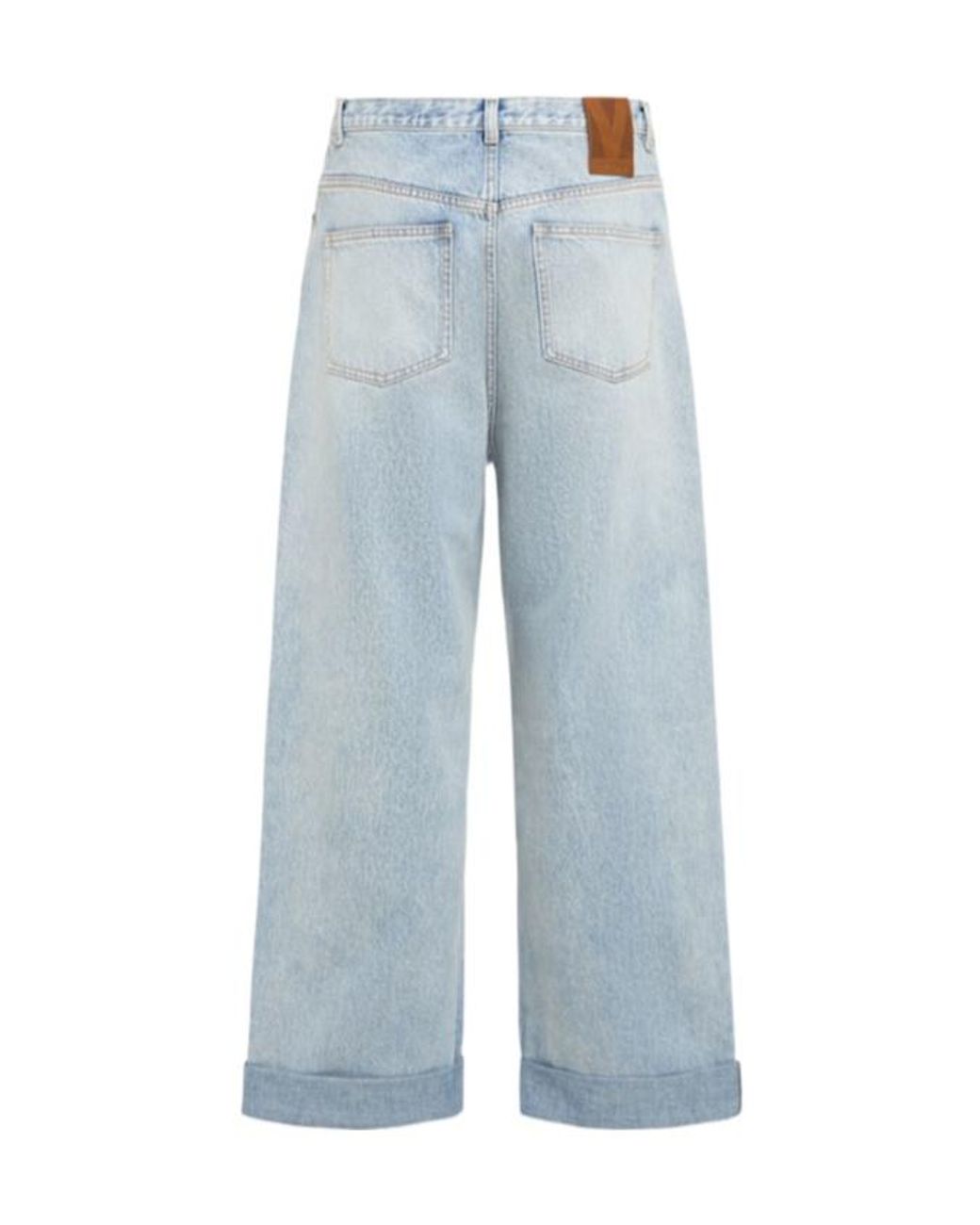 Valentino Blue Stonewashed Denim Jeans for men