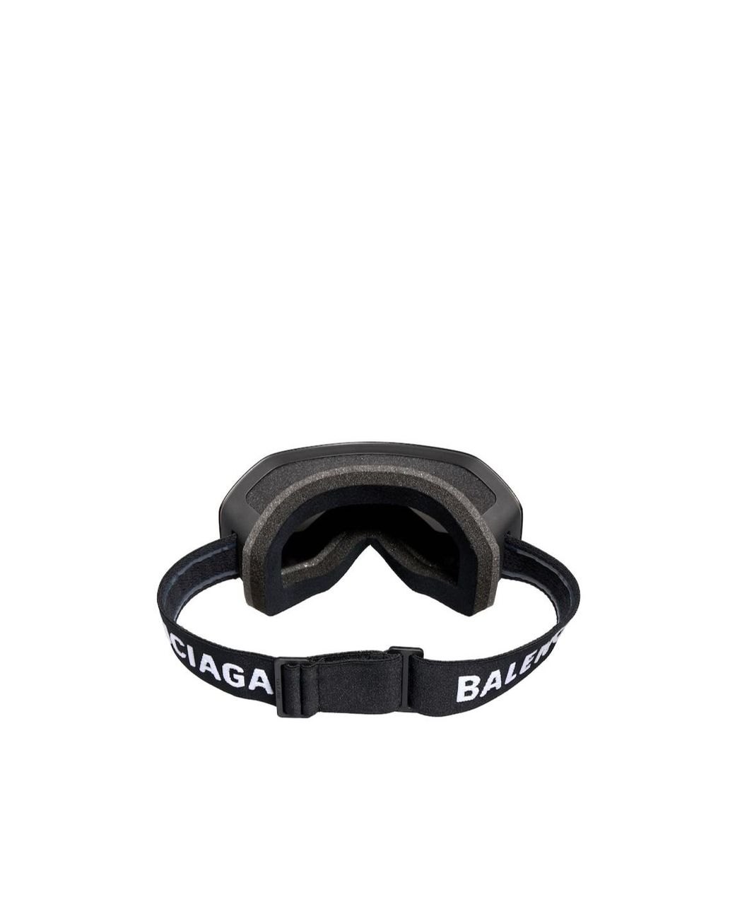 Balenciaga Gray Ski Mask Goggles for men