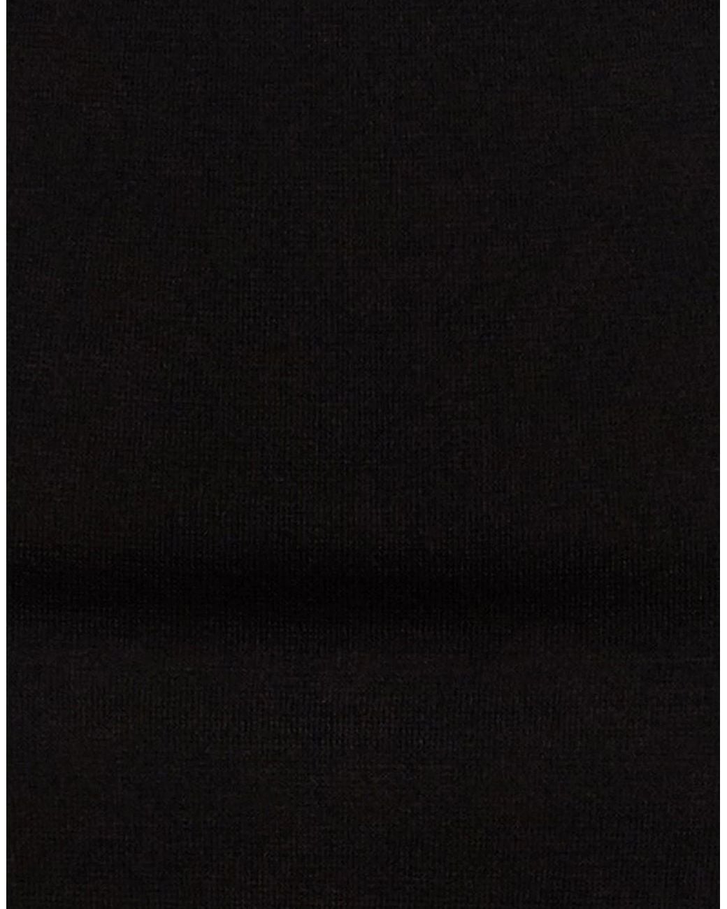 Max Mara Black Simple Solid-Color Dress