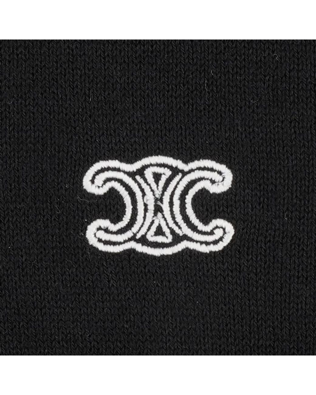 Céline Blue Polo Sweater