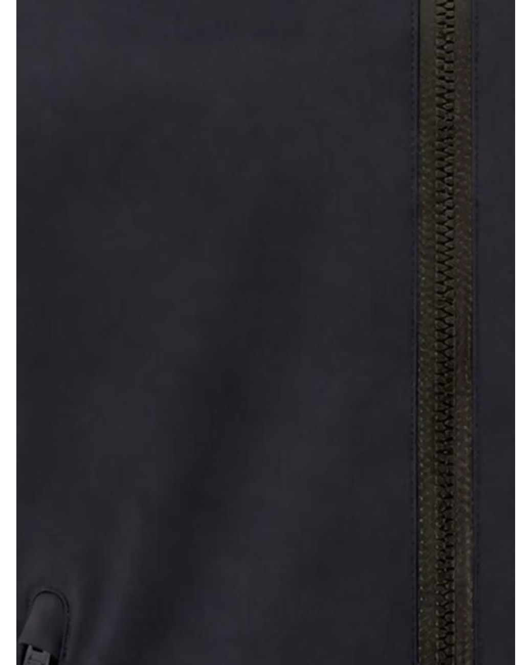 Woolrich Blue Hooded Zip-Up Coat for men