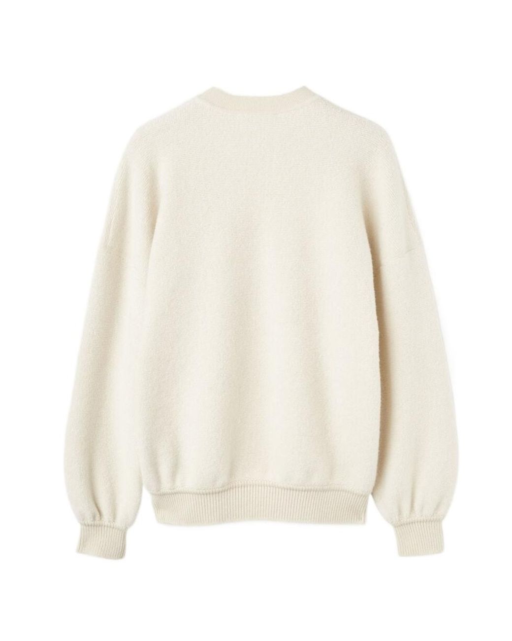 Loro Piana White Round Neck Sweater for men