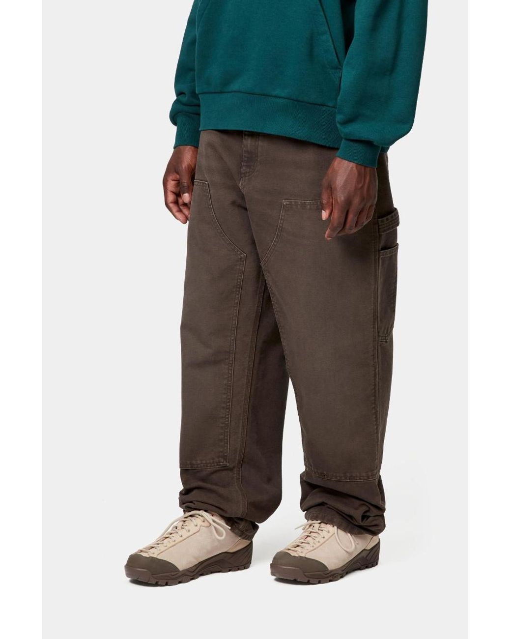 Carhartt Brown Double Knee Pants for men