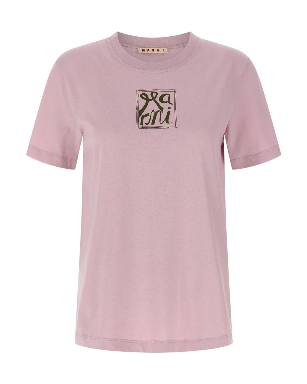 Marni Pink Printed T-Shirt