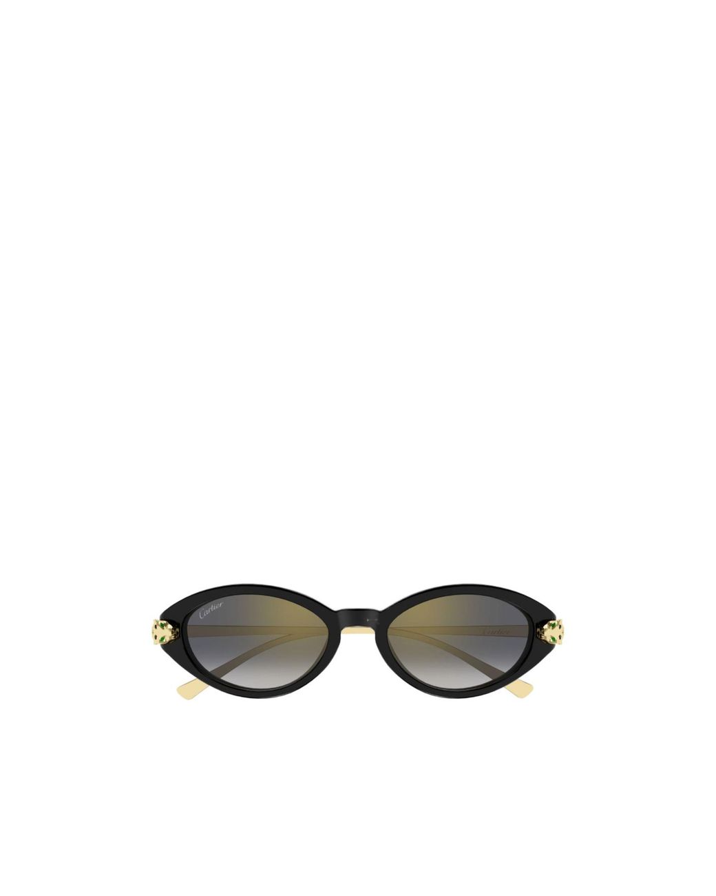 Cartier White Cat Eye Frame Sunglasses for men