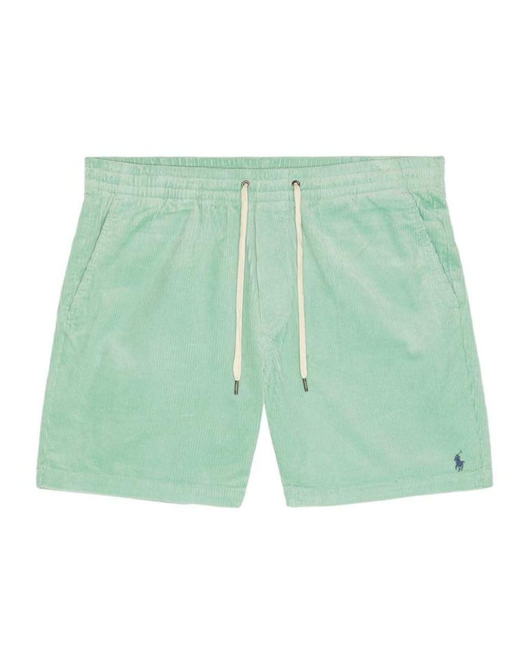 Polo Ralph Lauren Green Drawstring Corduroy Shorts for men