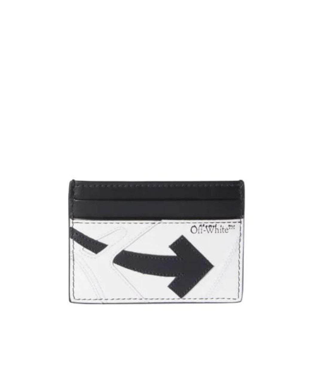 Off-White c/o Virgil Abloh White Panelled Logo Detailed Wallet for men