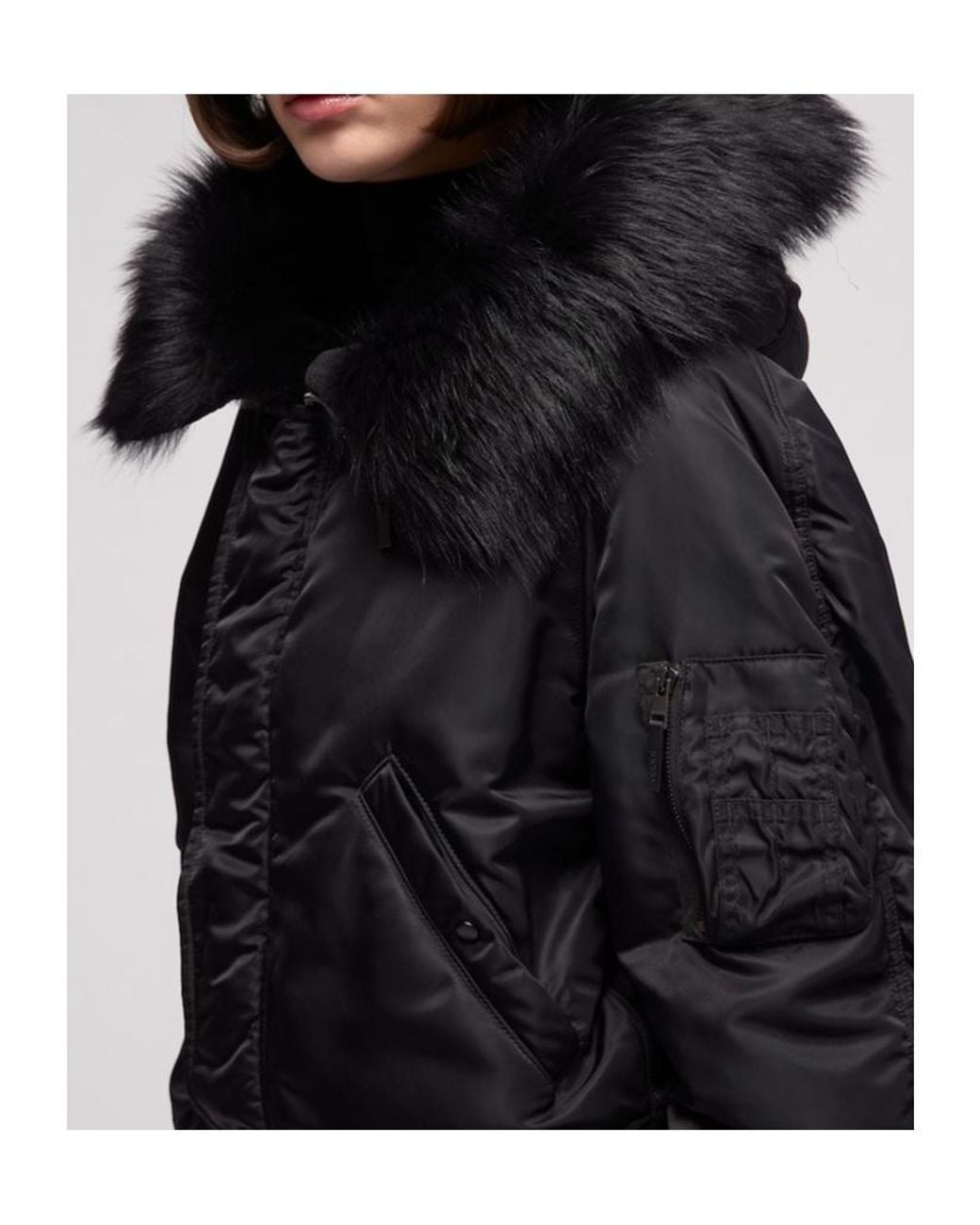 Gucci Black Padded Bomber Jacket