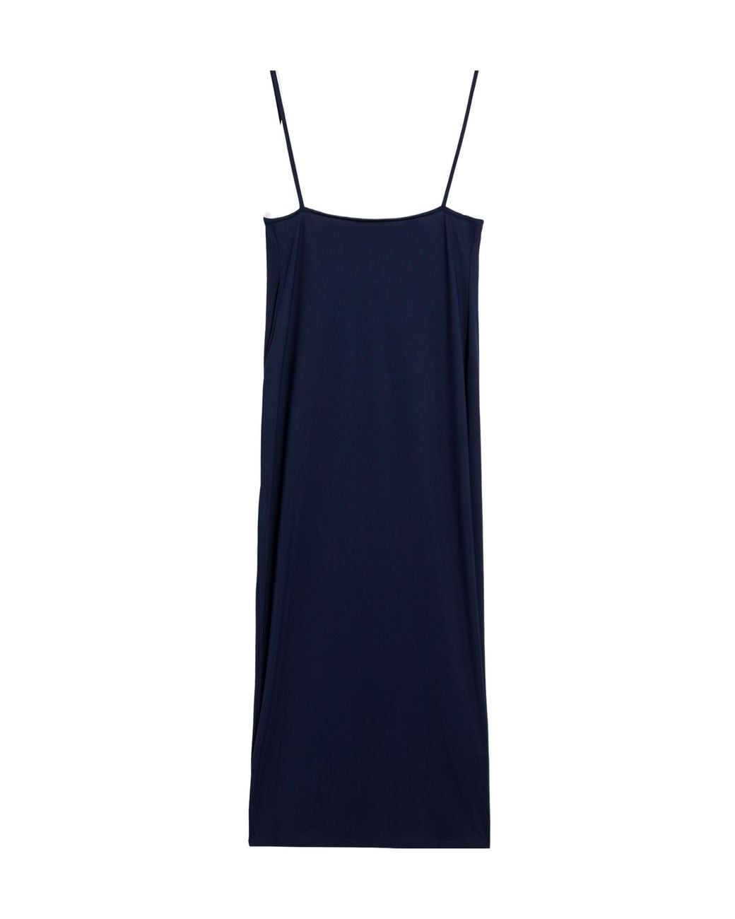 Miu Miu Blue Stretch Jersey Midi Dress