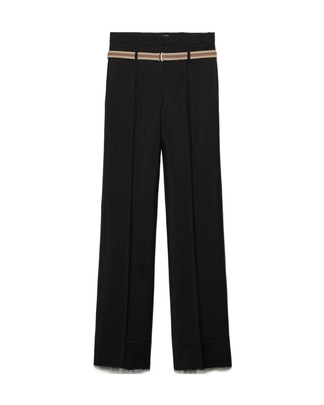 Prada Black Kid Mohair Pants