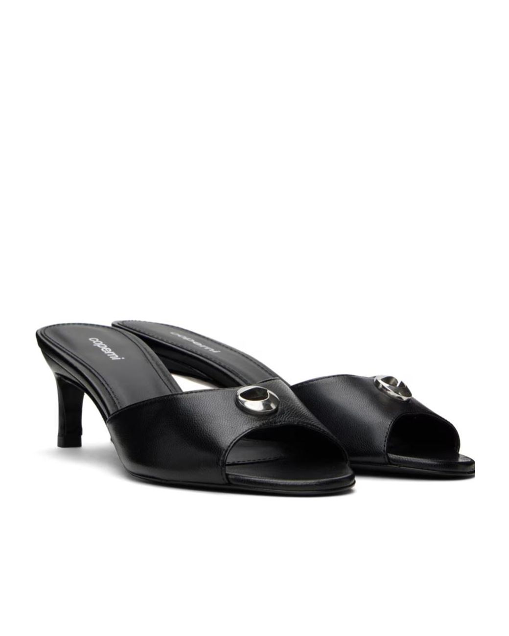 Coperni Black Low Logo High-Heeled Sandals