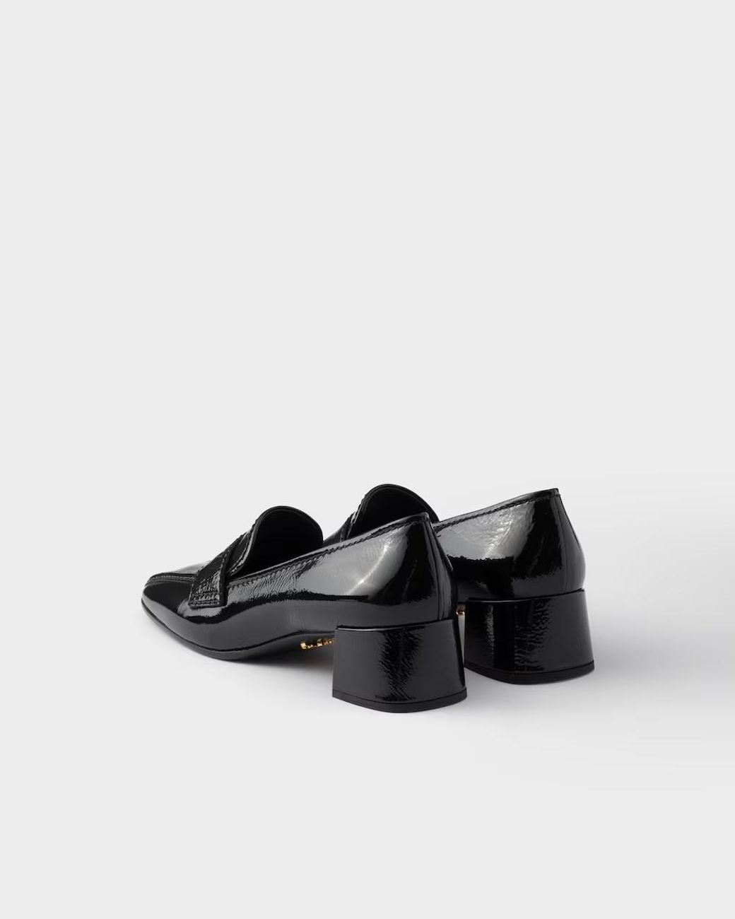 Prada Black Patent Leather Loafers