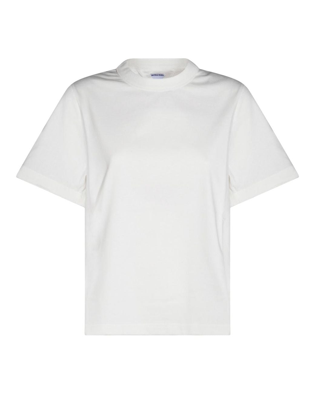 Bottega Veneta White Short-Sleeved Crewneck T-Shirt