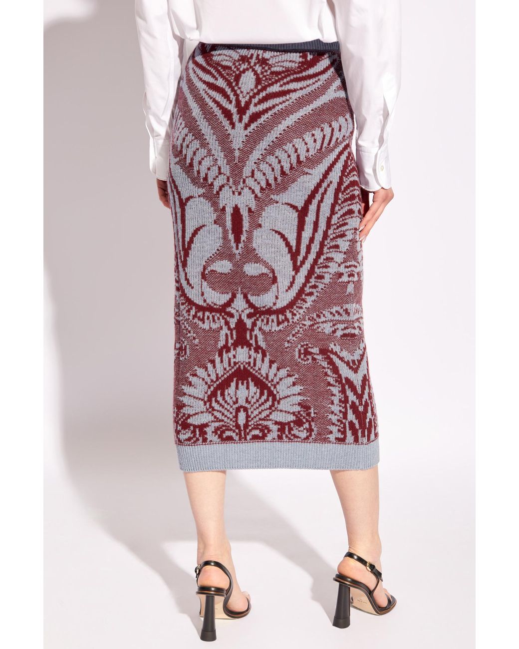 Etro Multicolor Woolen Skirt