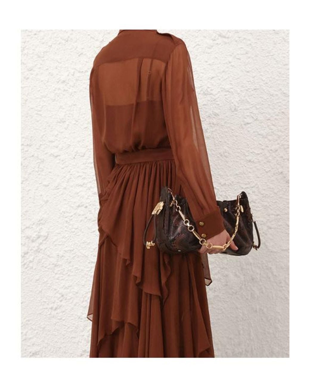 Zimmermann Brown Memento Pocket Shirt
