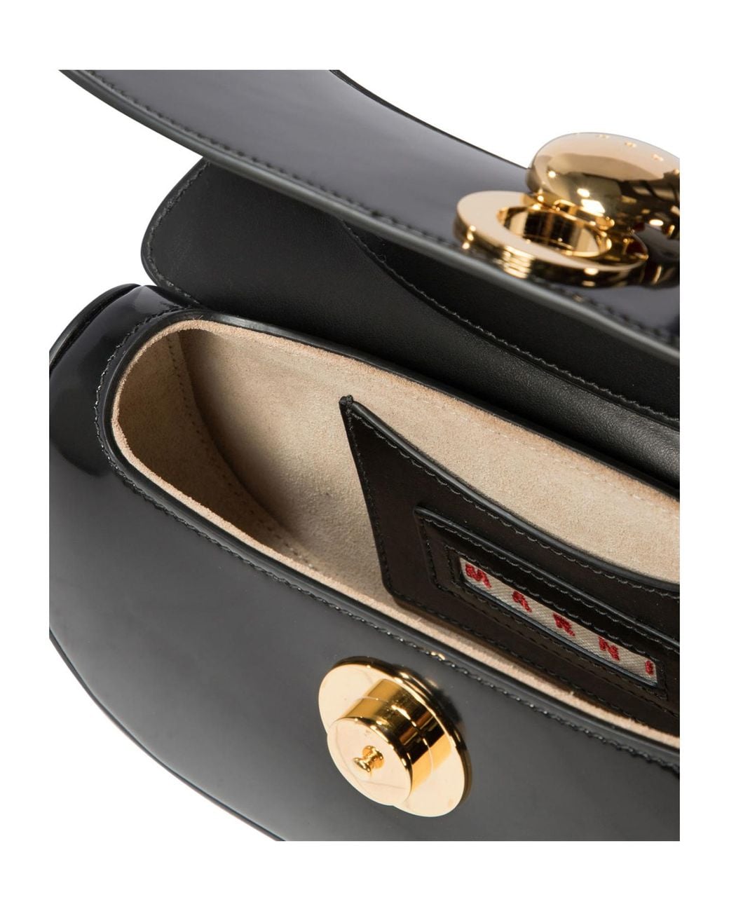 Marni Black Butterfly Small Hobo Bag