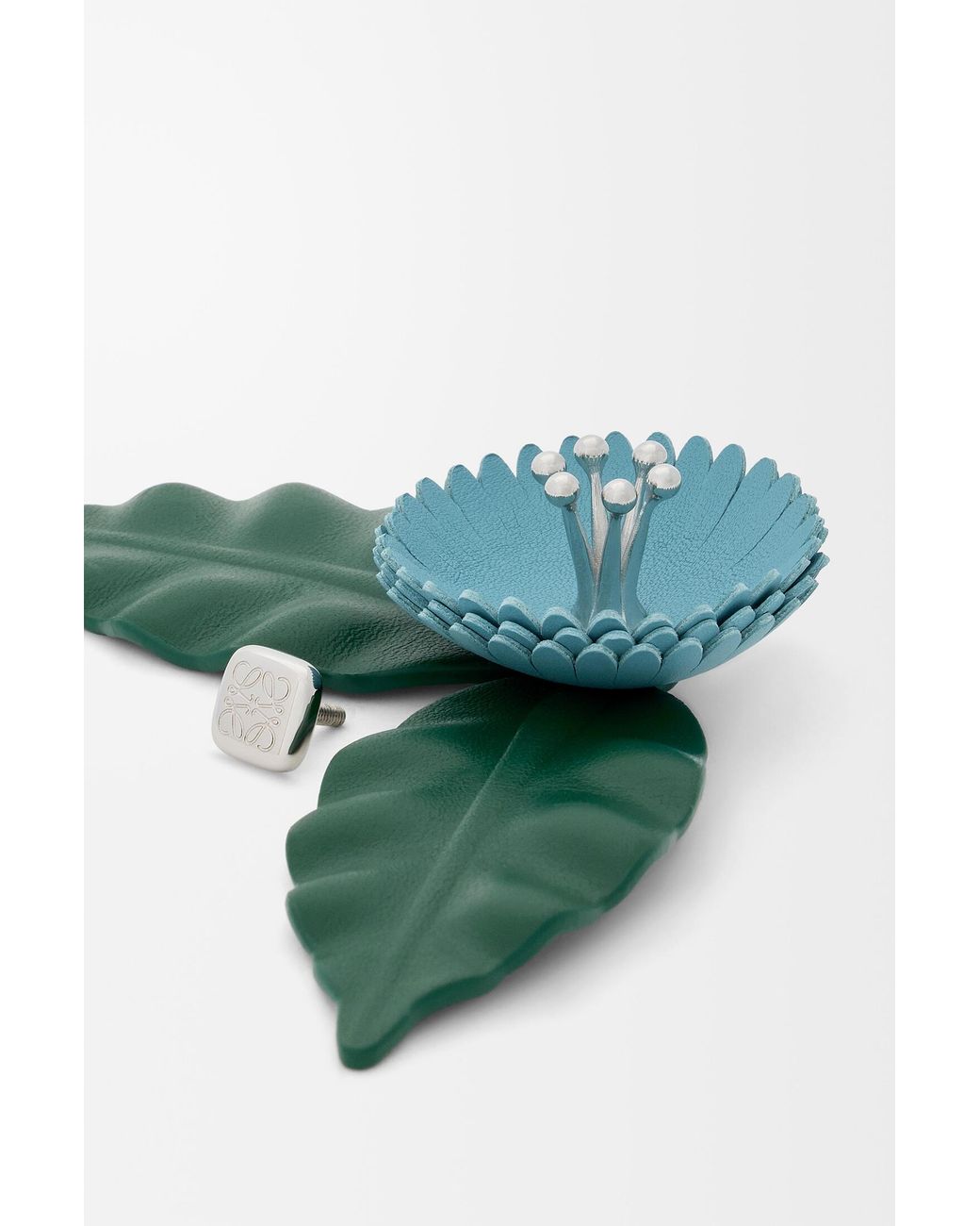 Loewe Green Layered Flower Bag Accessories