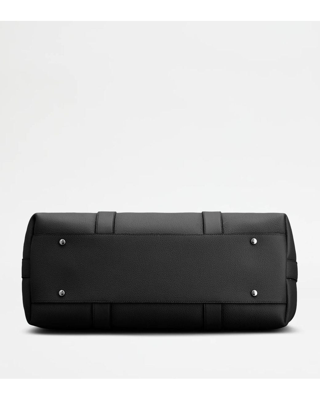 Tod's Black Belted Leather Tote Bag for men