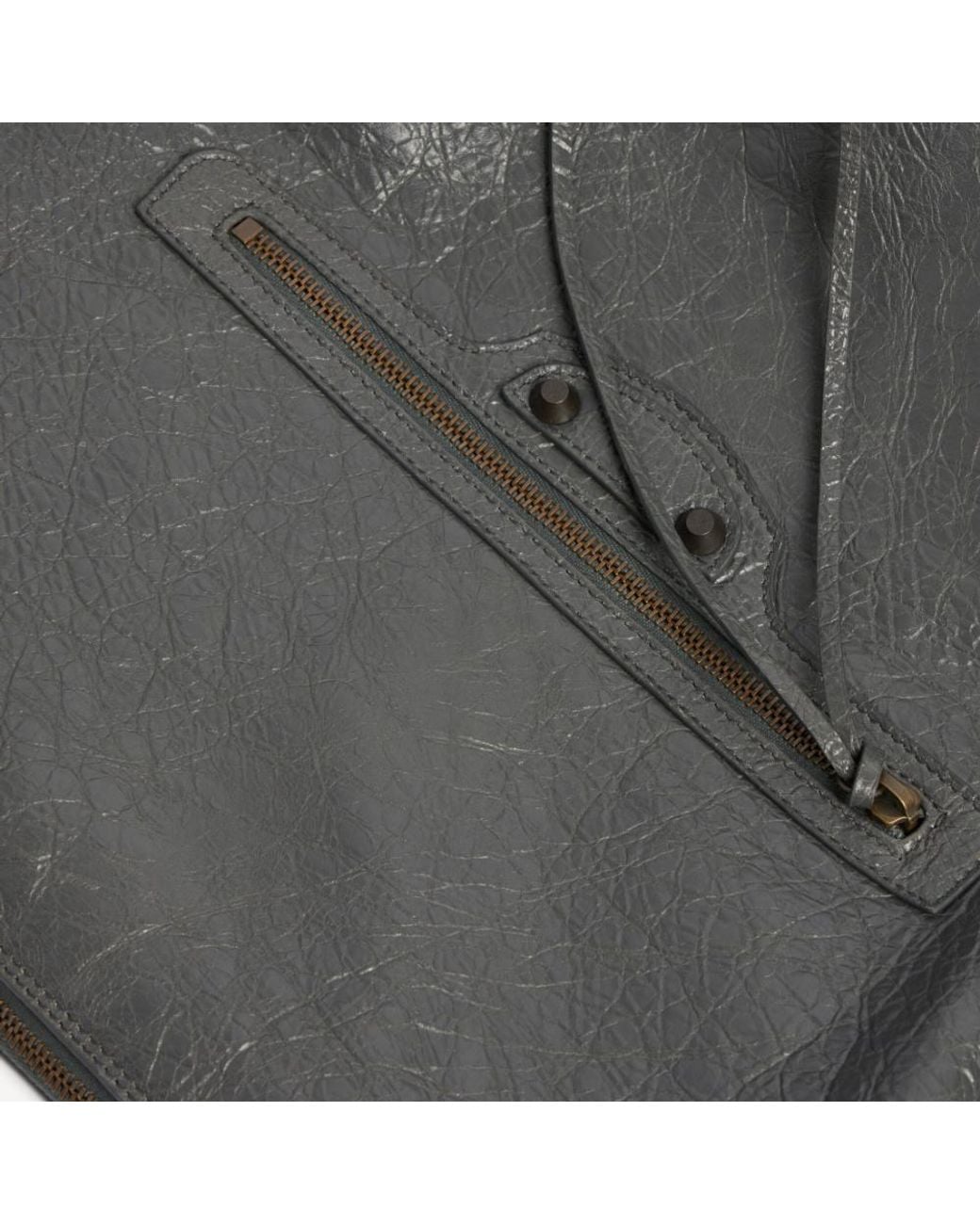Balenciaga Gray Le City Large Hobo Bag