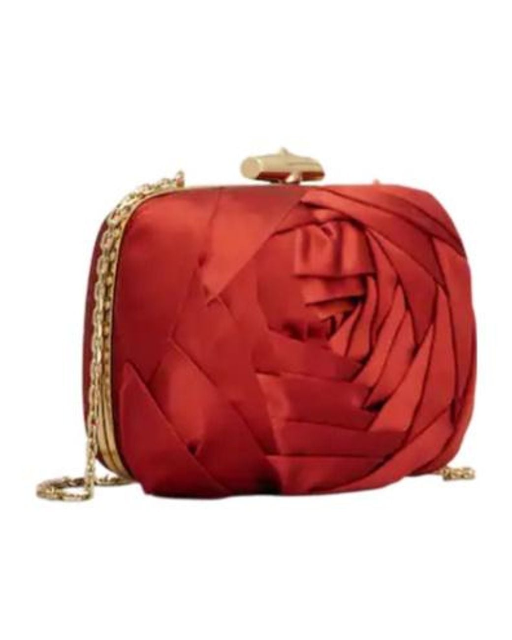 Roger Vivier Red Rose Vivier Clutch