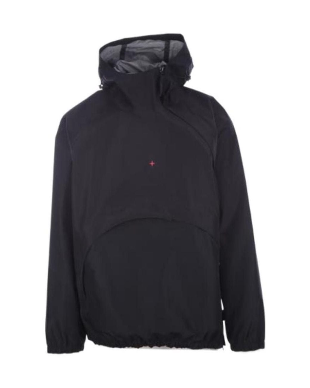 Stone Island Blue Marina Hooded Windbreaker for men