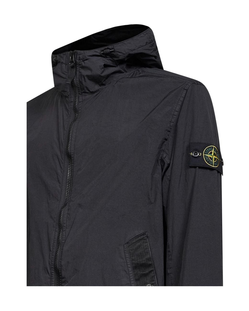 Stone Island Black Light Jackets for men