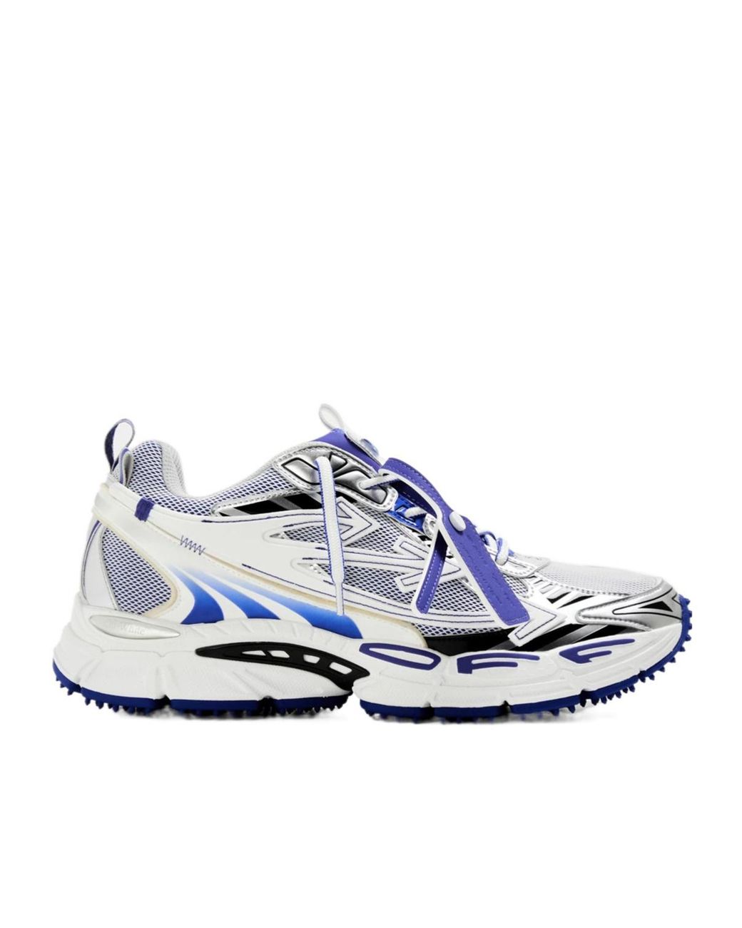 Off-White c/o Virgil Abloh White Round Toe Lace-Up Sneakers for men