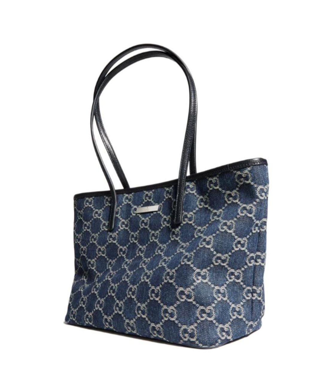 Gucci Blue Tribeca Small Tote Bag