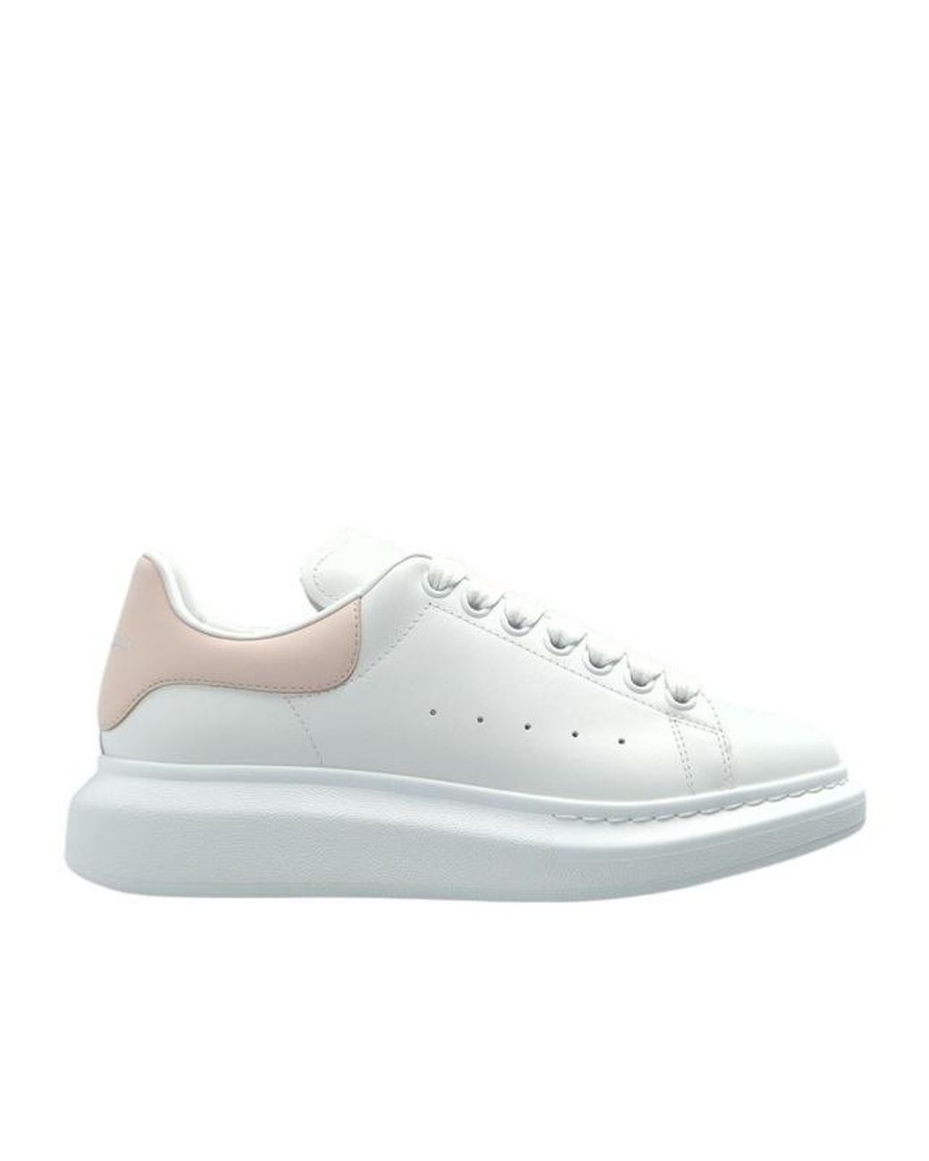 McQueen White Oversized Low-Top Sneakers