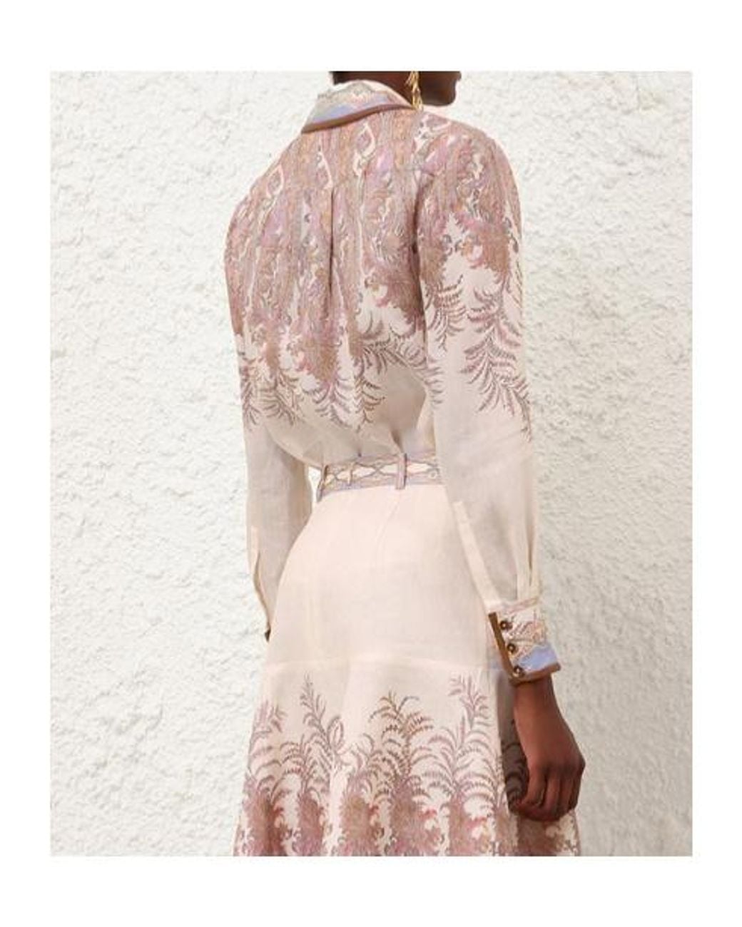 Zimmermann Pink Alchemy Body Shirt