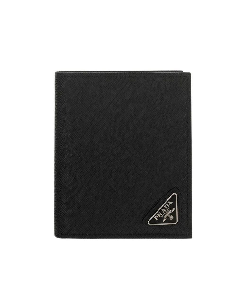Prada Black Saffiano Leather Wallet for men