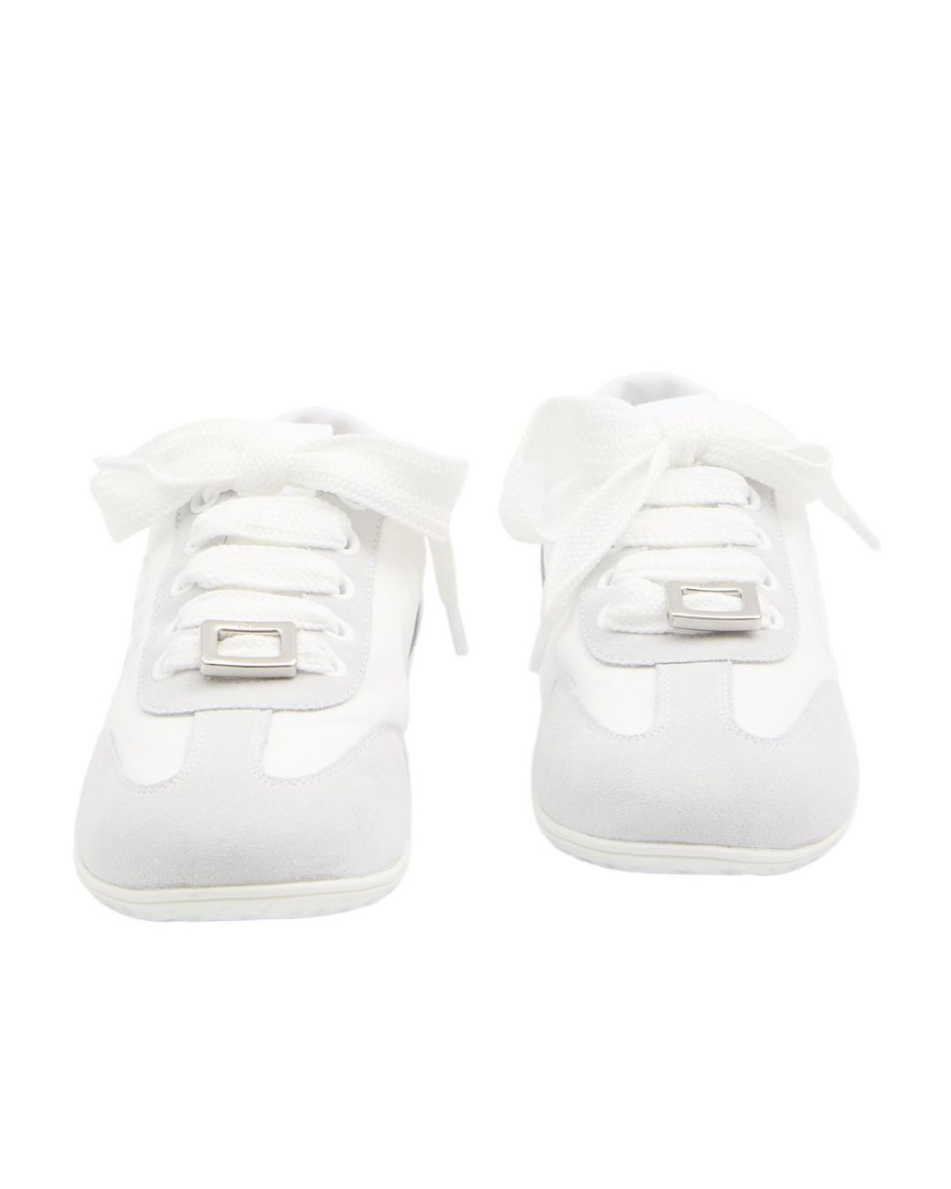 Roger Vivier White Viv Low Sneakers