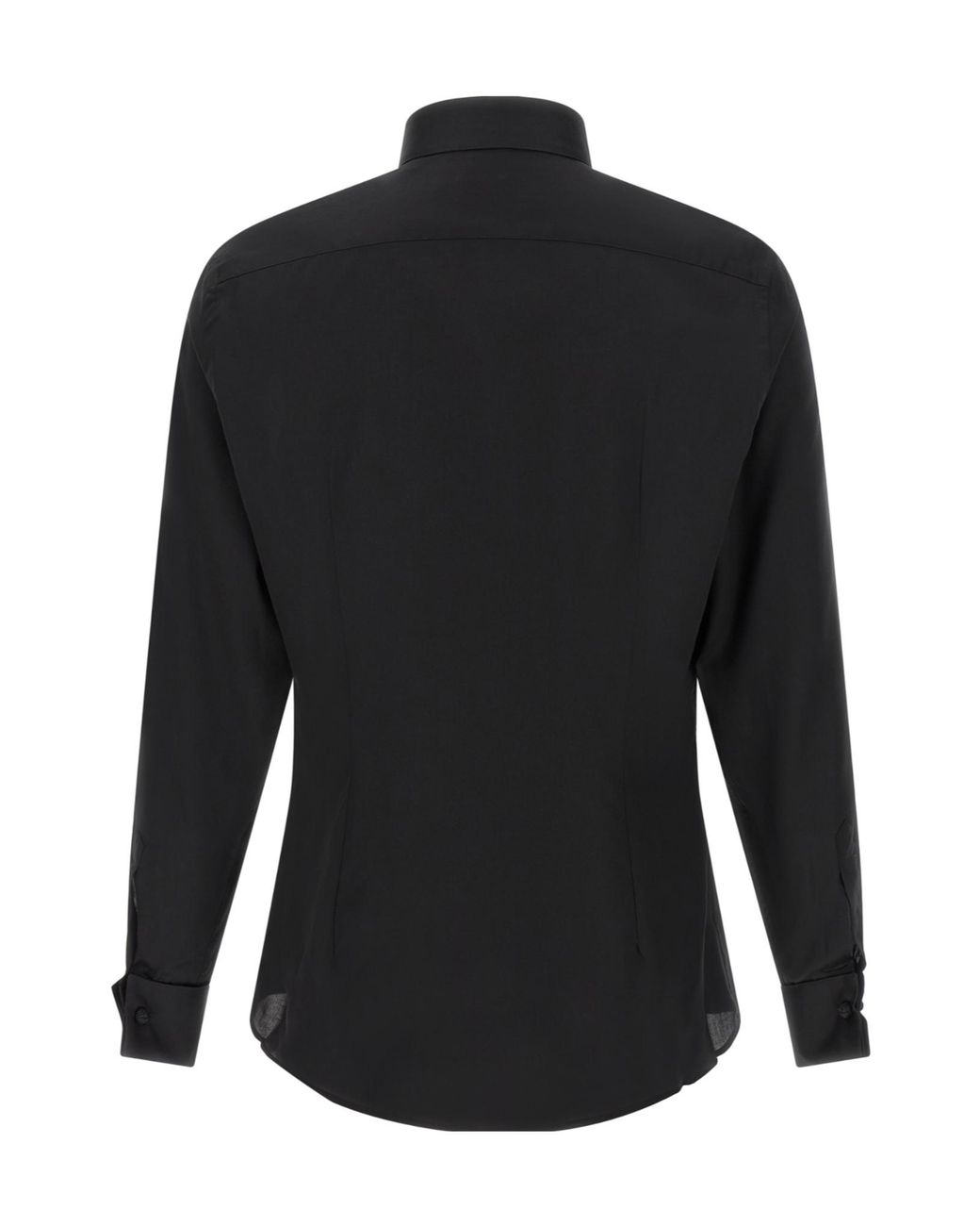 Pal Zileri Black Ceremony Pleated Bib Tuxedo Shirt for men