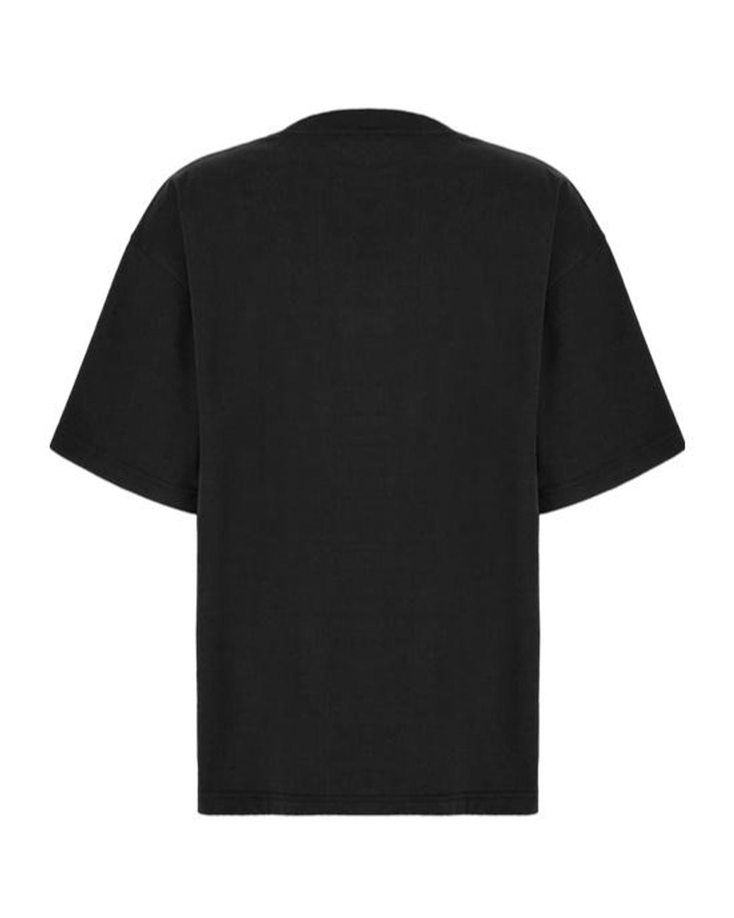 Lanvin Black Mother And Daughter Embroidered Jersey T-Shirt
