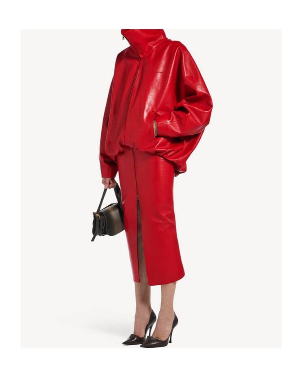 Balenciaga Red Round Jacket