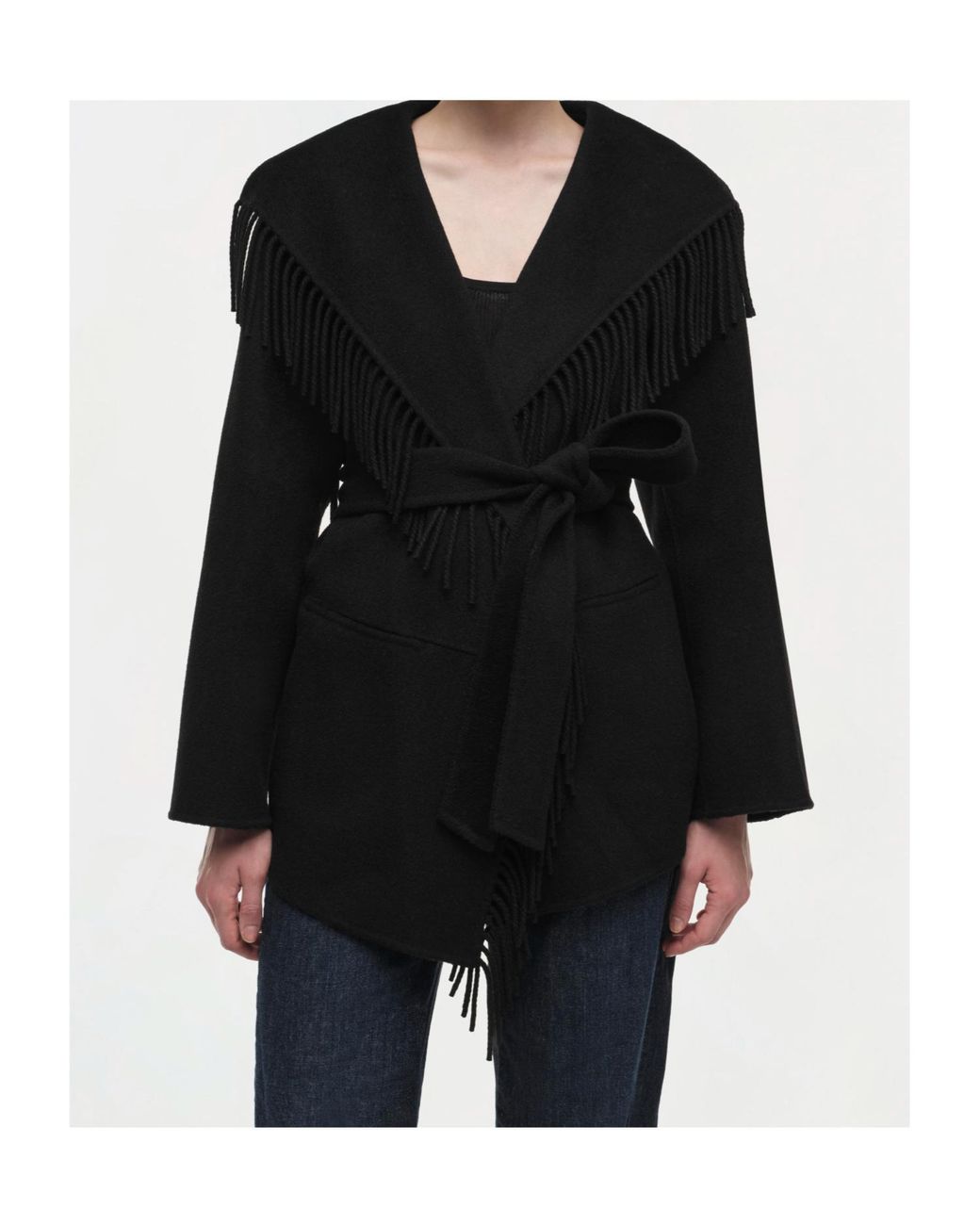 Jonathan Simkhai Black Rowen Jacket