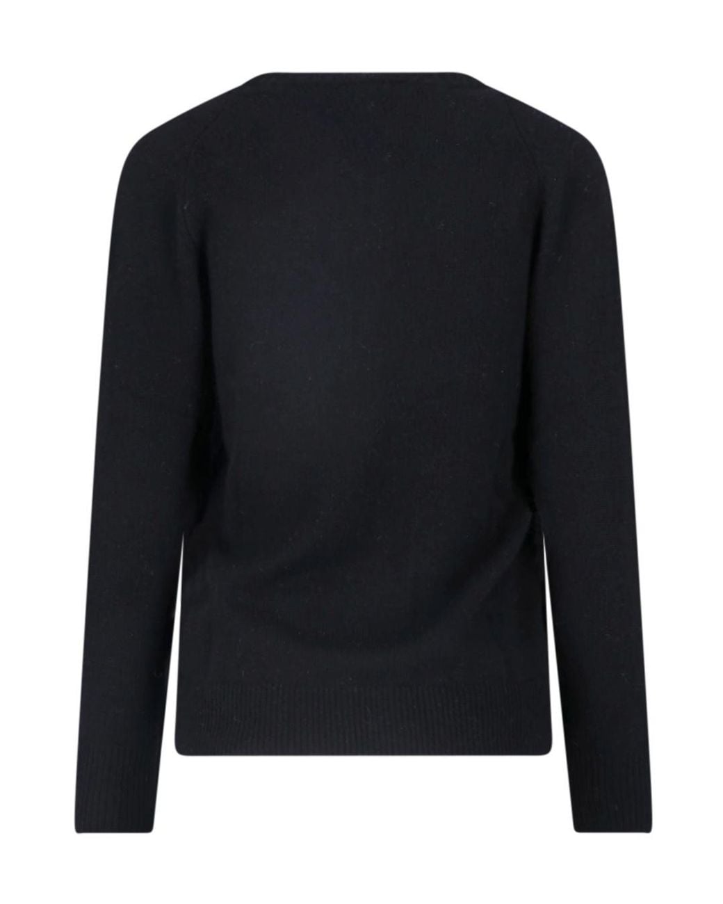 Aspesi Black V-Neck Knitted Sweater