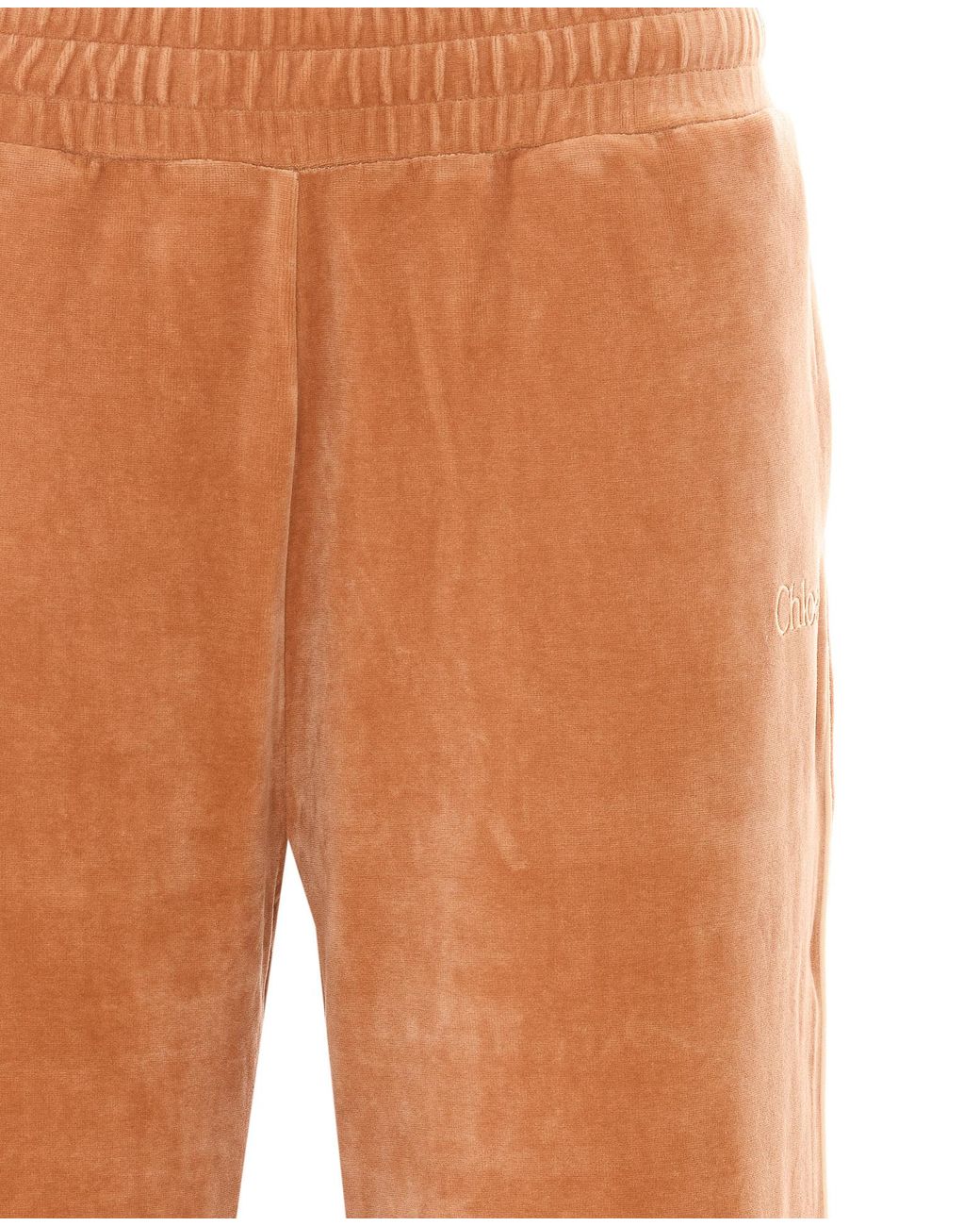 Chloé Brown Chloé Terry Drawstring Pants