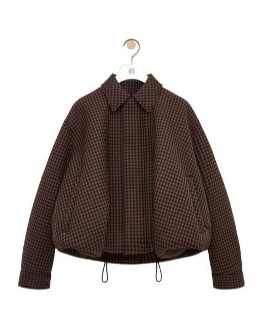Loewe Brown Drawstring Jacket