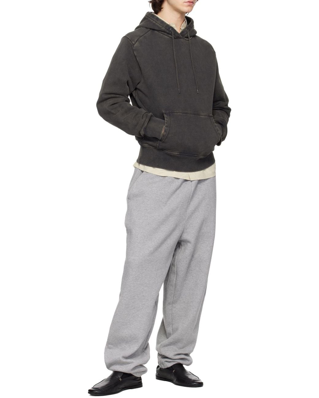 Entire studios Black Standard Pullover Hoodie for men