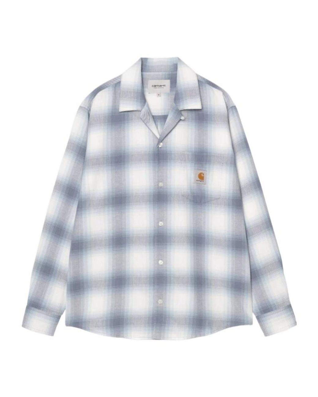 Carhartt Blue Wip Tyers Check Long-Sleeve Shirt for men