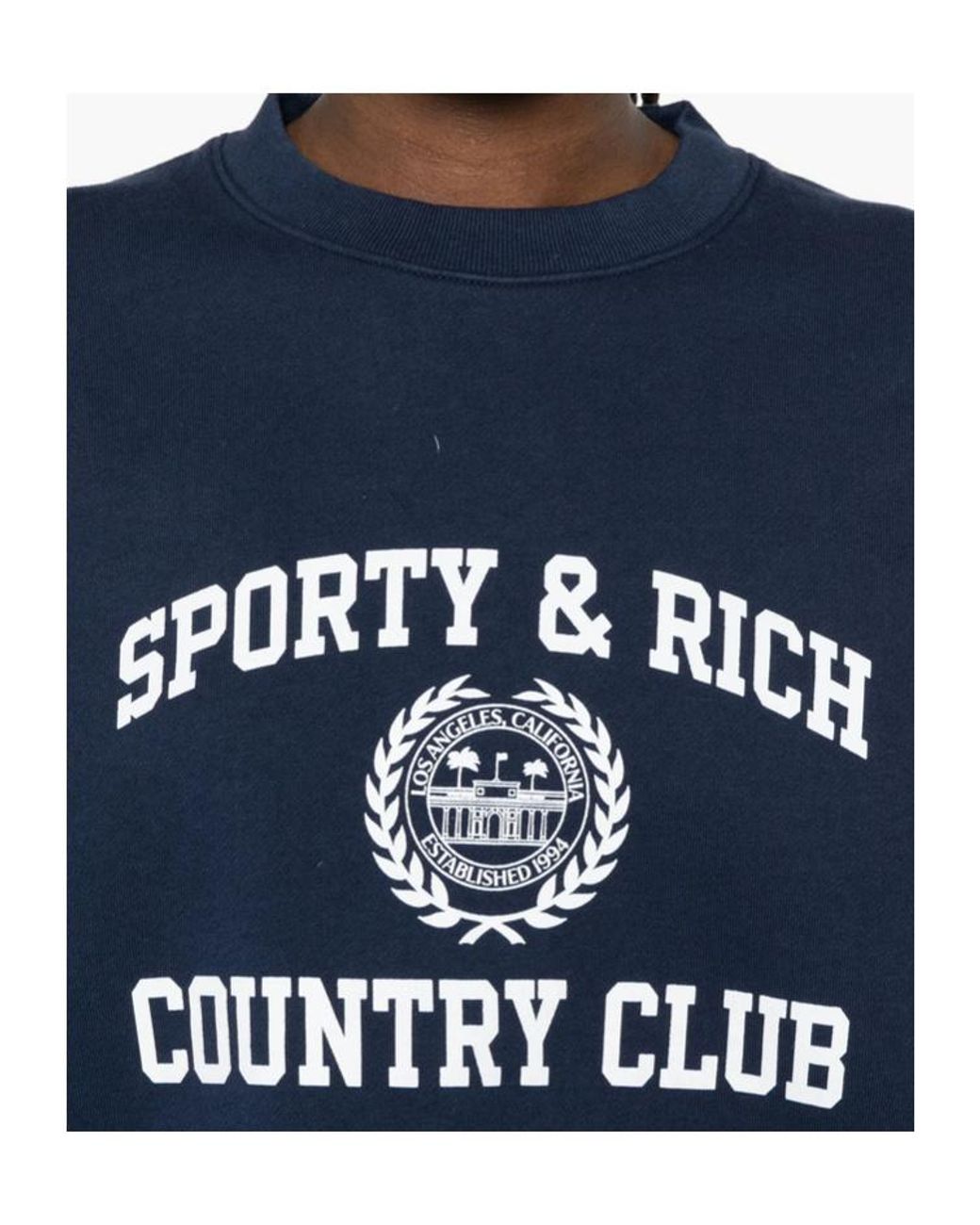 Sporty & Rich Blue Pullover Hoodie