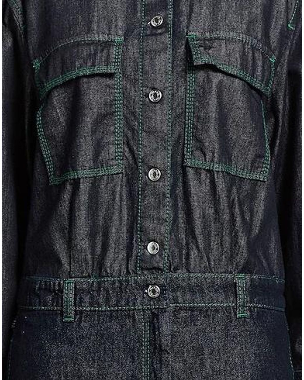 MAX&Co. Blue Dark Denim Shirt Dress