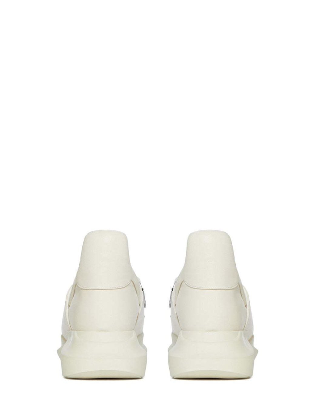 Rick Owens White Burritoghet Velcro Sandals for men
