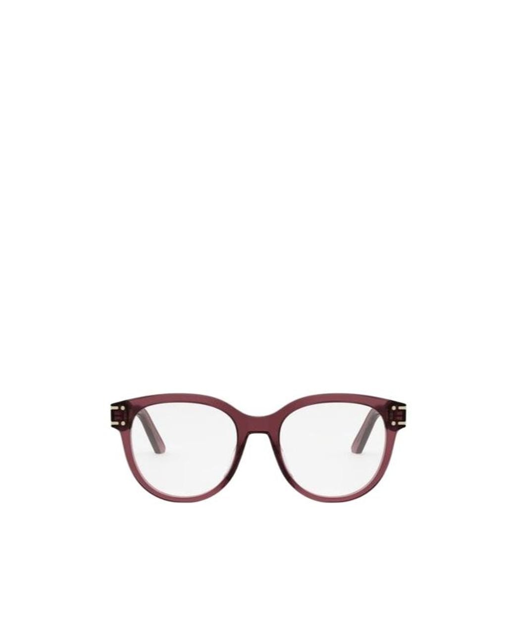 Dior Metallic Eyewear Round-Frame Glasses for men