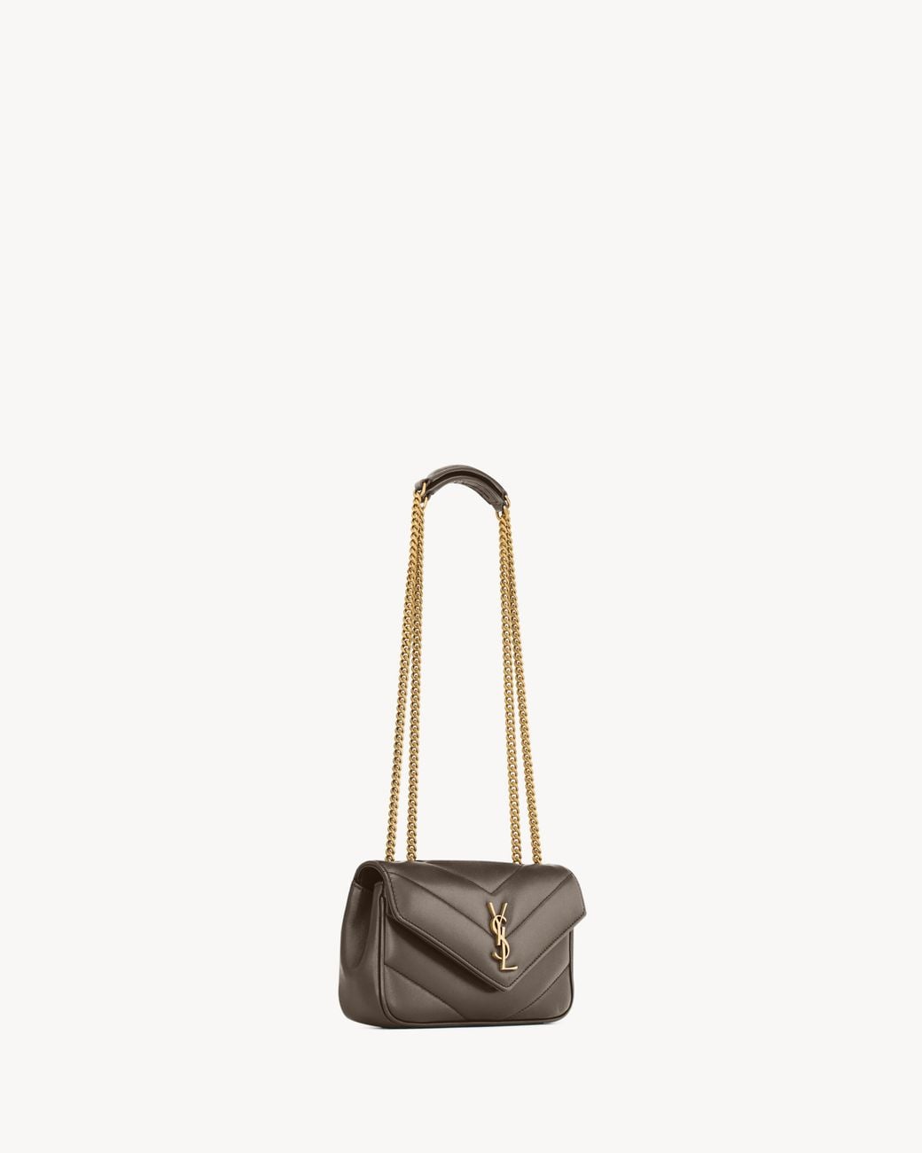 Saint Laurent White Loulou Mini