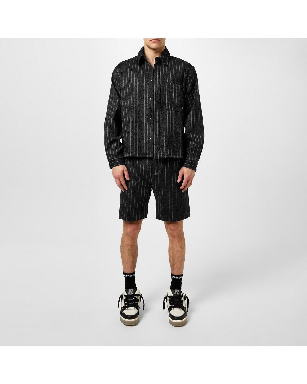Represent Black Breathable Shorts for men