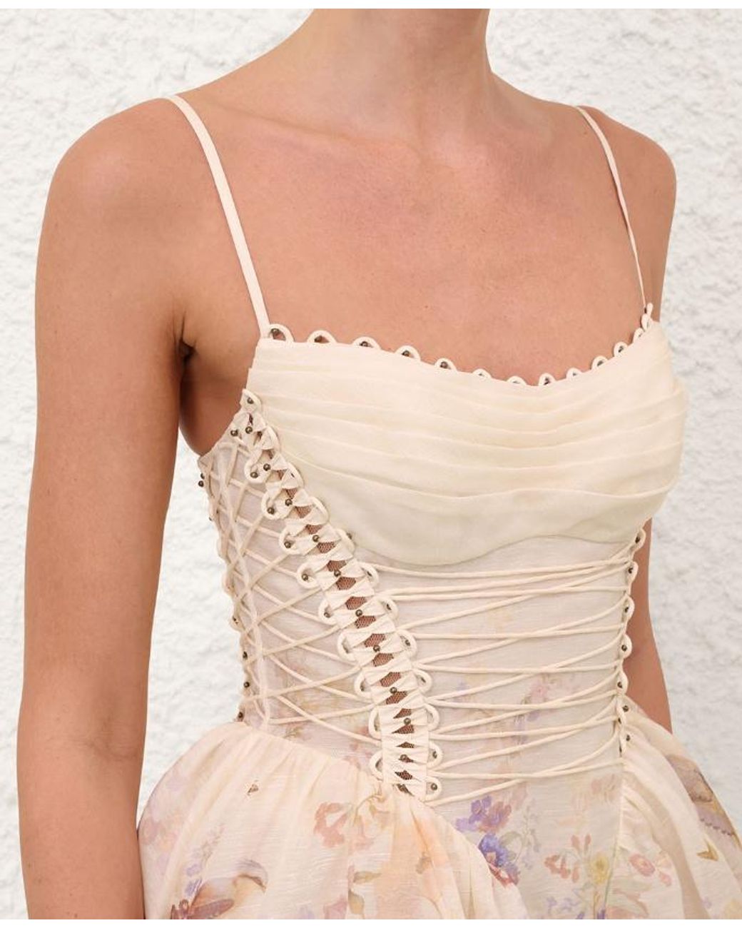 Zimmermann Pink Alchemy Beaded Mini Dress