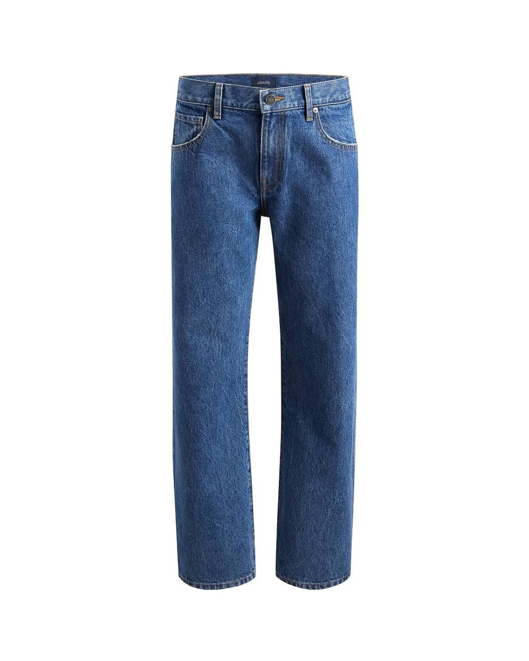Khaite Blue Kerrie Straight-Leg Jeans
