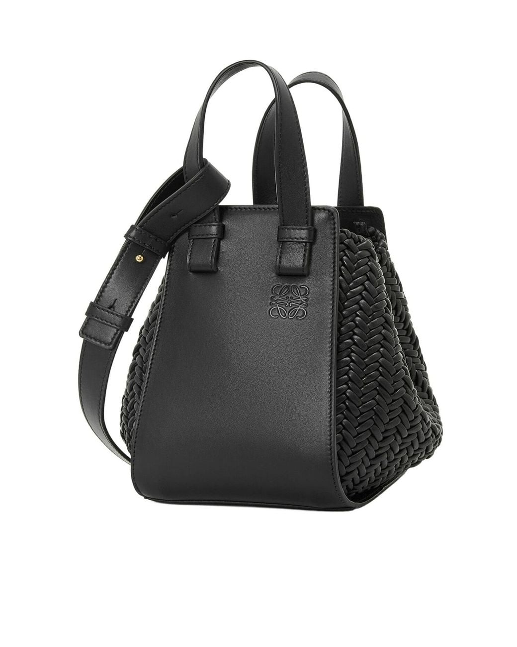 Loewe Black Compact Hammock Bucket Bag